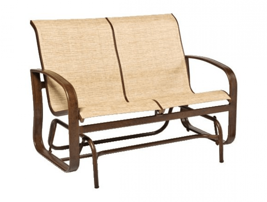 Woodard Cayman Isle Aluminum Sling Gliding Loveseat - Woodard Cayman Isle Sling Gliding Loveseat (900x900), Png Download