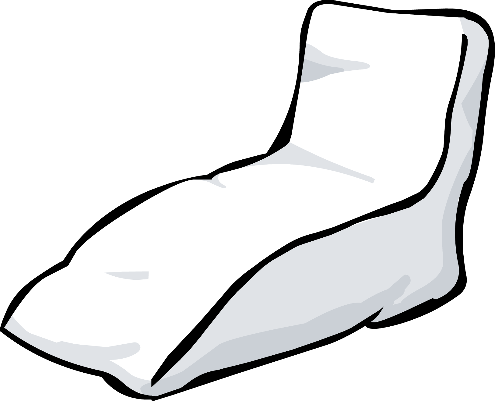 Snow Deck Chair - Club Penguin Furniture Png Couch (1626x1316), Png Download