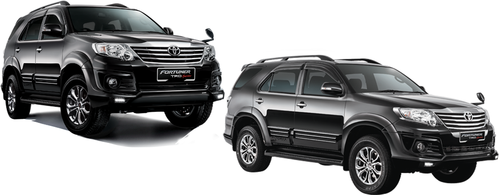 Engine - Black Fortuner Car Photos Hd (1000x416), Png Download