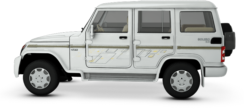 Mahindra Bolero Zlx White Colour (800x600), Png Download