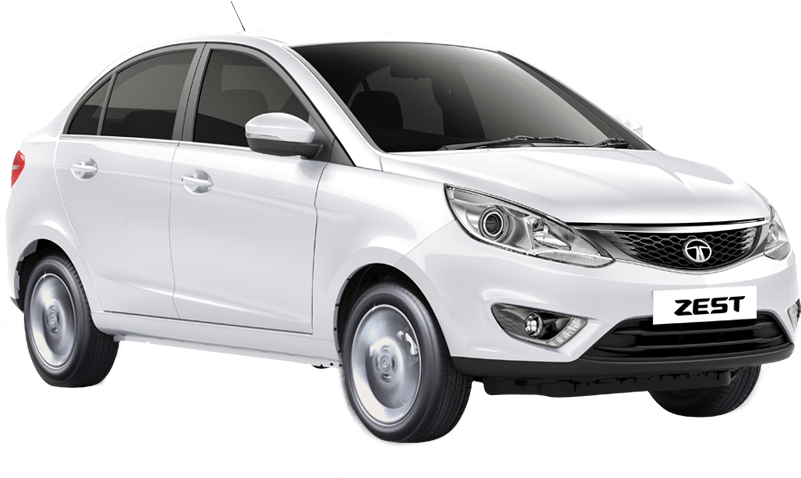 Crush The Hurdles With Mahindra Scorpio - Tata Zest Car White Colour (836x477), Png Download