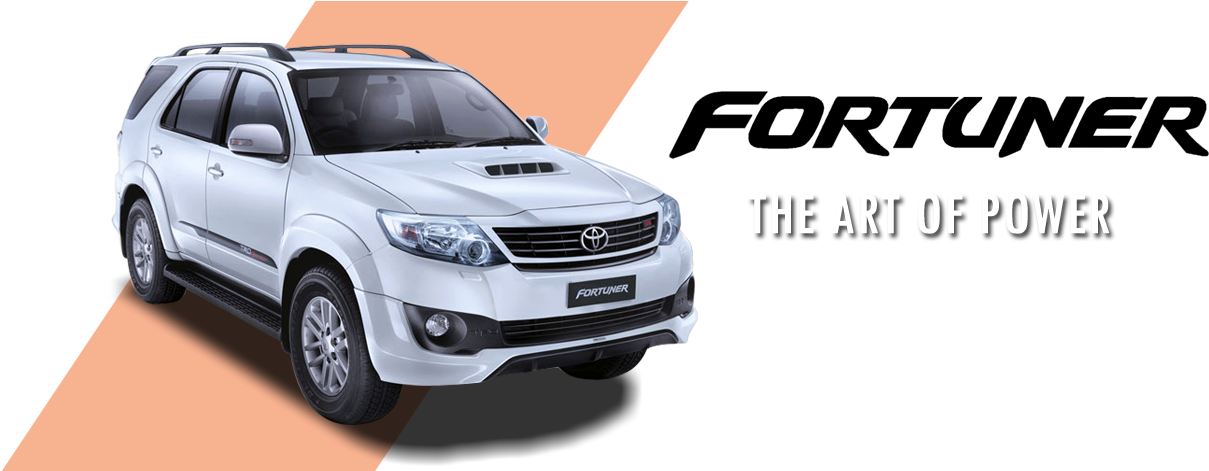 Camry - Toyota Fortuner (1900x470), Png Download