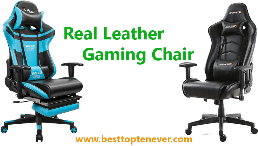 Top Ten Real Leather Gaming Chair - Gaming Chair (1200x600), Png Download
