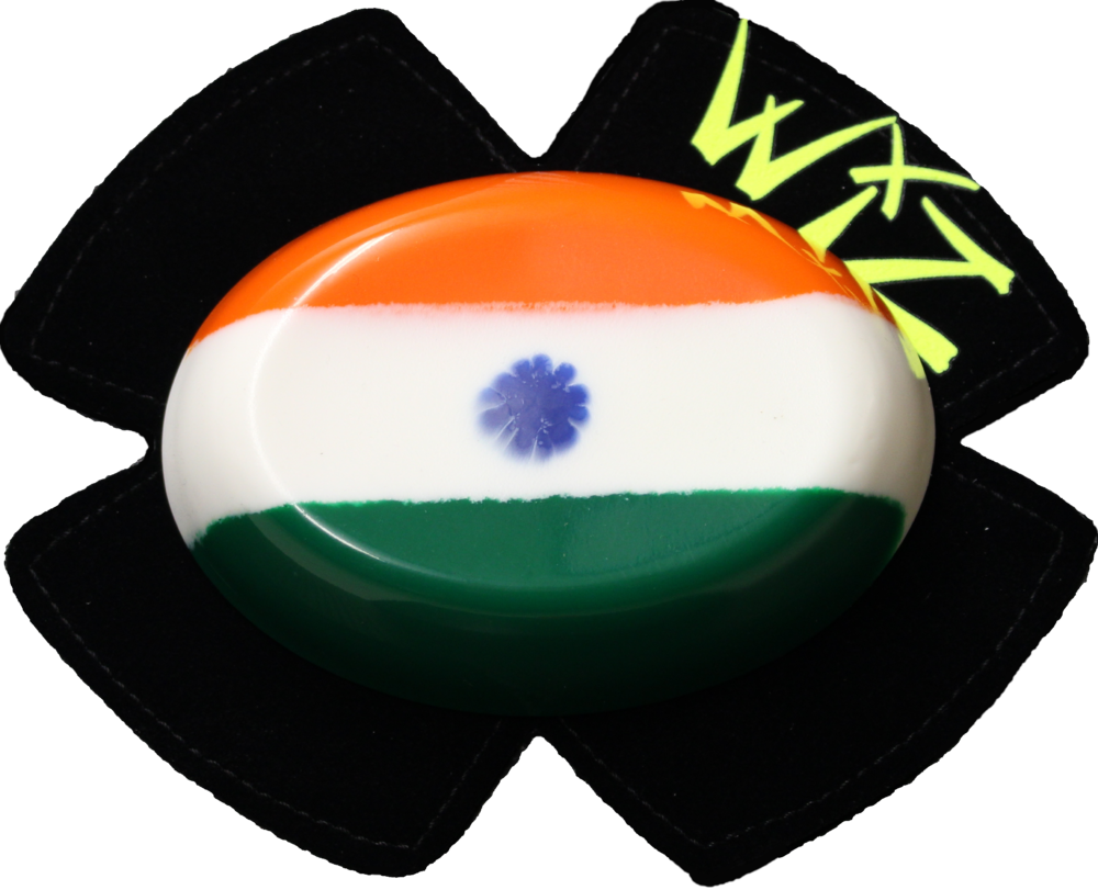 Indian Flag - Wiz Design Knee Sliders Batman (pair) (1000x811), Png Download