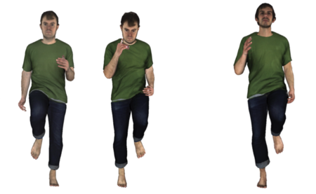 4d Movies Capture People In Clothing, Creating Realistic - L Try On System Called Clothcap (450x277), Png Download