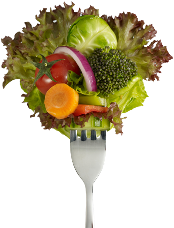 "i've Been With John's Market For Years, And Through - Fork Salad (400x468), Png Download