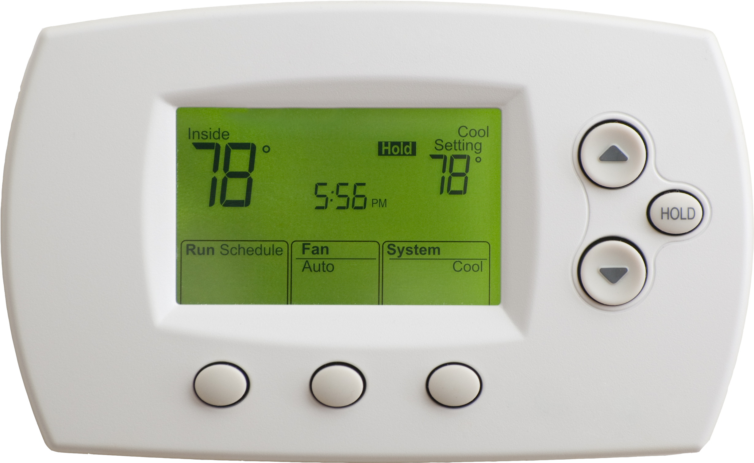Important Central Ac Features - Thermostat 78 Degrees (2516x1570), Png Download
