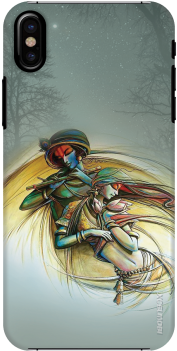 Krishna Night Glory Slim Back Cover For Apple Iphone - Iphone X (300x400), Png Download