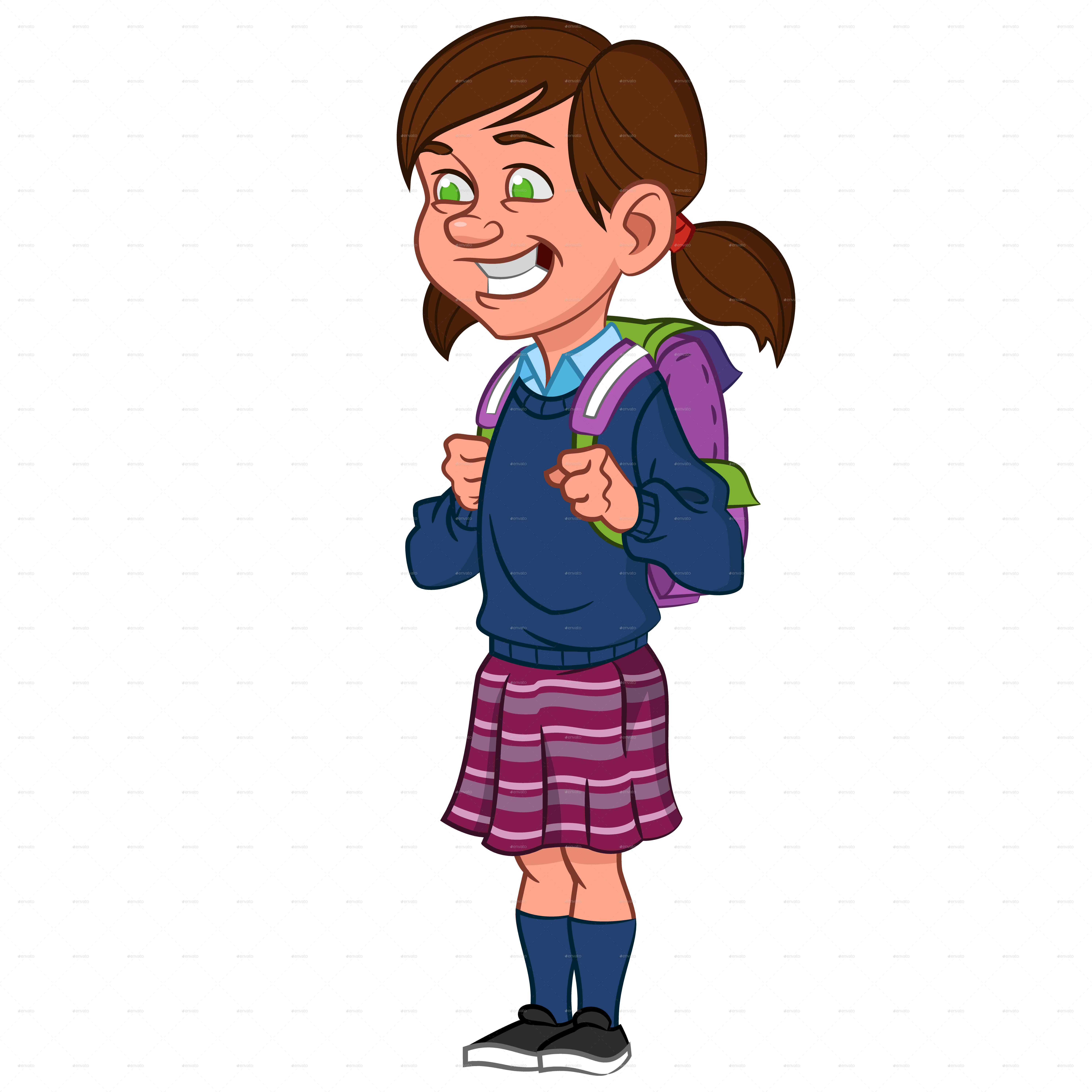 School Girl Clip Art School Girl Png Clipart Free Transparent PNG