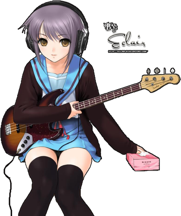 Music No Life Anime (900x949), Png Download
