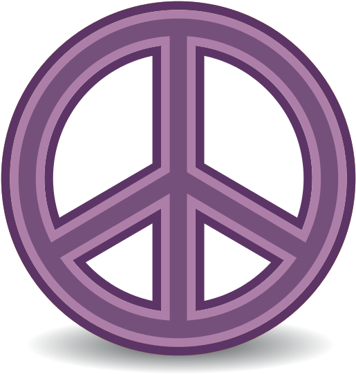 Peace Symbol Tango - Peace Sign Cut Outs (600x600), Png Download