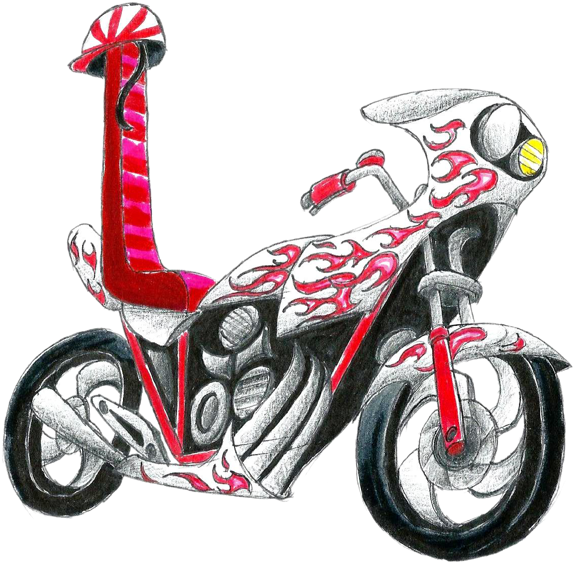 Download Bosozoku Bike - Cartoon PNG Image with No Background Download Bosozoku Bike - Cartoon PNG Image with No Background