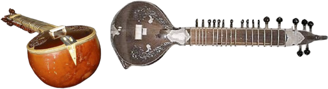 Sitarsurbahar - Indian Musical Instruments (676x226), Png Download