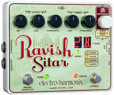 Electro-harmonix Ravish Sitar Pedal - Electro-harmonix Ravish Sitar Emulator Pedal (500x375), Png Download