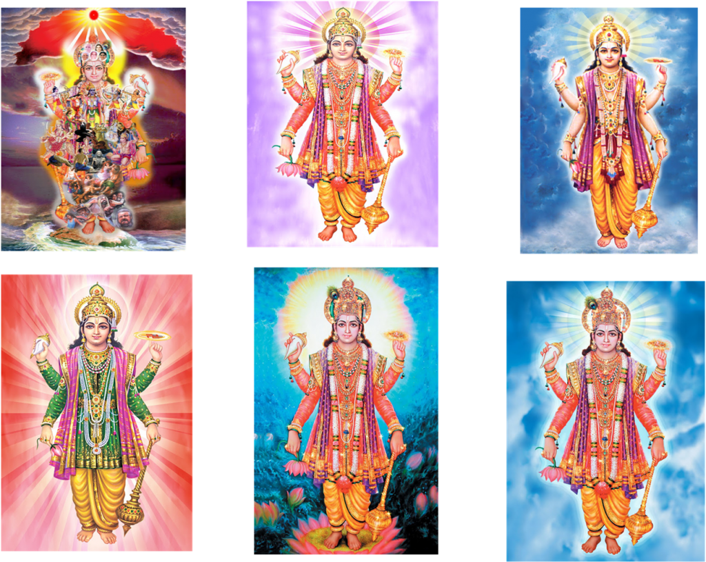 Vishnu Chaturbhuj - Swargvibha Forum - Chaturbhuj Vishnu (1024x815), Png Download