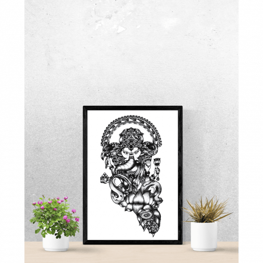 Ganesha Poster - Poster (540x540), Png Download