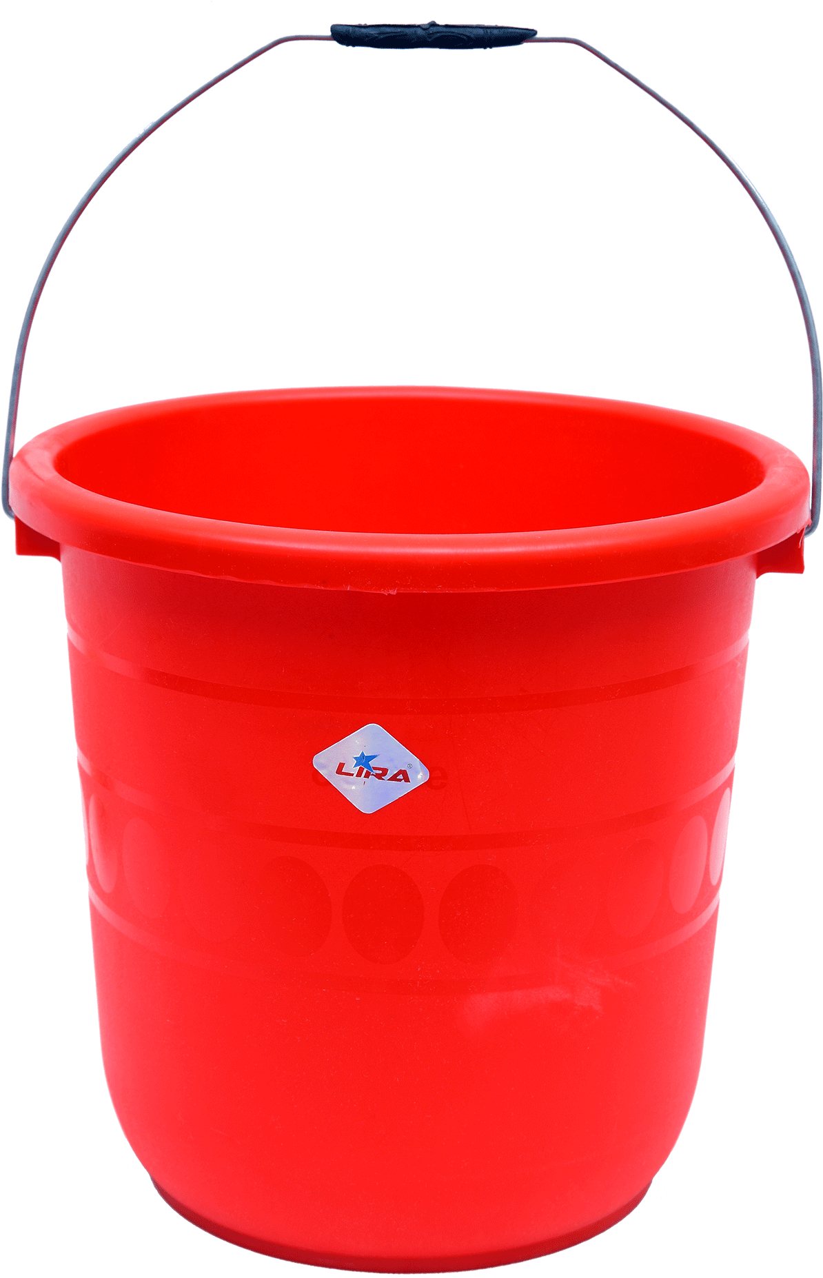 Bucket Steel Handle Lid Iqba6607 Web Plastic Bucket - Bucket (1337x2078), Png Download
