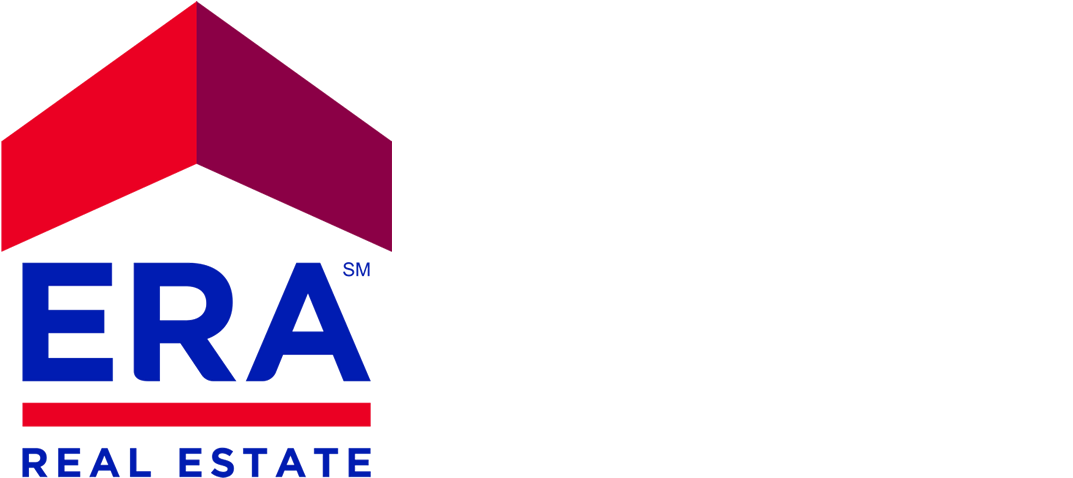 Era Real Estate Logo Black And White (1091x507), Png Download