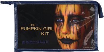 Kryolan 3009 Makeup Kit Pumpkin Girl 210031 By Kryolan - Pumkin Girl Kit Schminkset Kryolan (350x450), Png Download