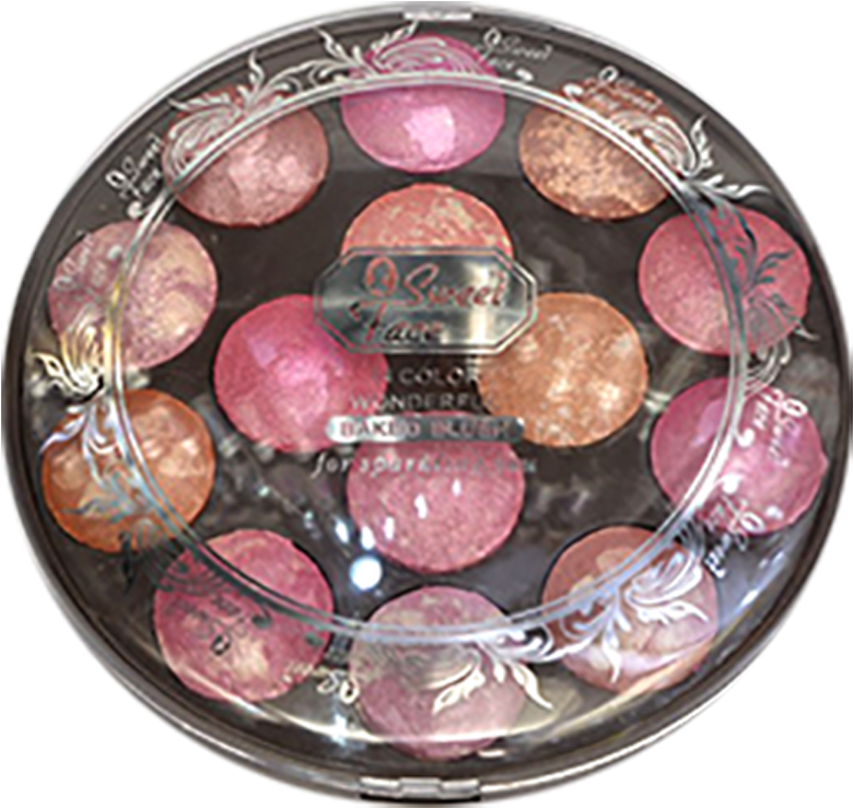 14 Color Blush-on Terracotta Kit - Color (800x800), Png Download