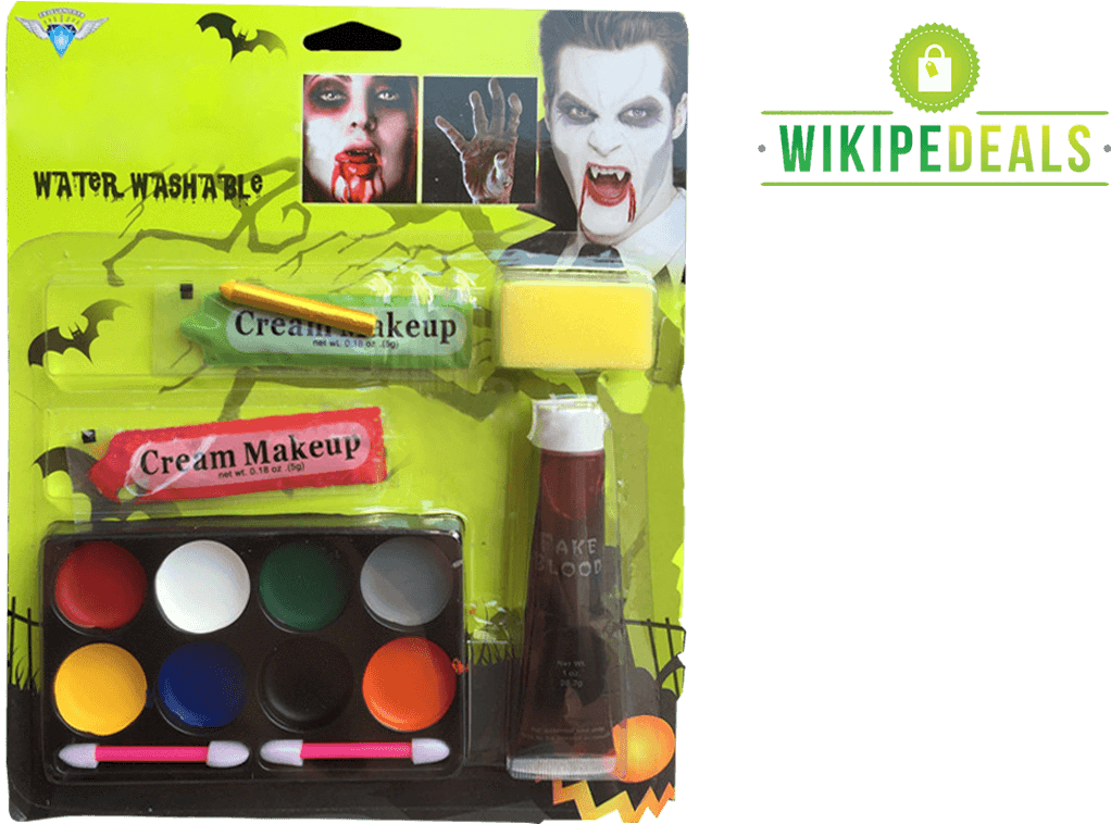 Bloody Halloween Makeup Kit - Cosmetics (1460x860), Png Download