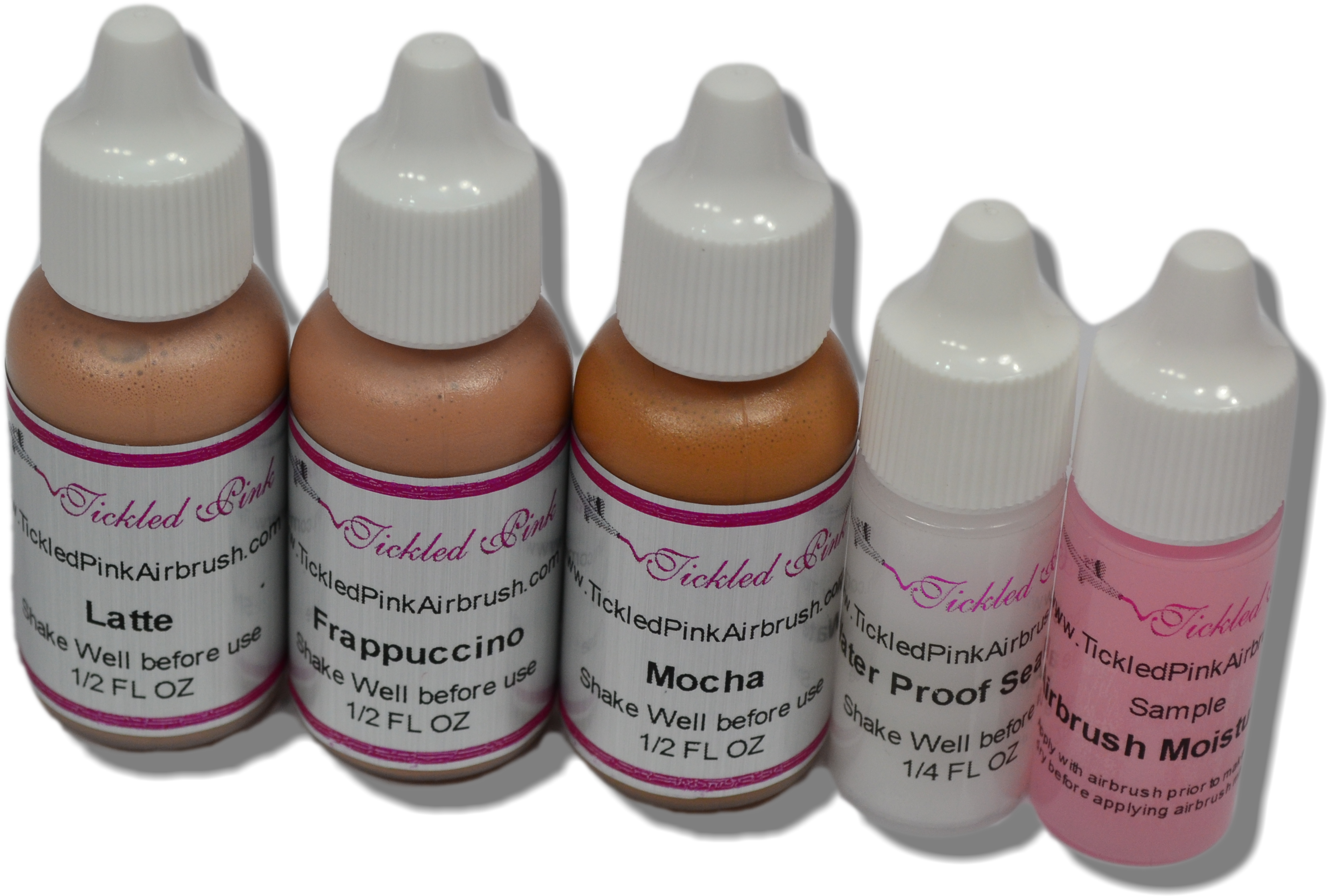 Tickled Pink Airbrush Kit With Medium - Airbrush Makeup Samples Tickled Pink Airbrush Kit With Medium - Airbrush Makeup Samples