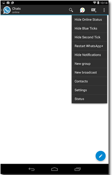 Hide Whatsapp Online Status On Whatsapp Plus - Blank White Dp For Whatsapp (675x350), Png Download