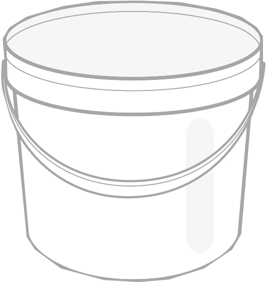 Bucket R - Bucket (600x600), Png Download