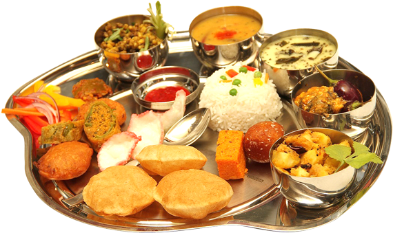 Savithri Catering Has Been Established For Over 10 - Indian Veg Food Thali Png (589x360), Png Download