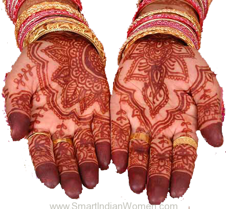 Wife Alone After Marriage - Bridal Mehndi Designs (442x410), Png Download