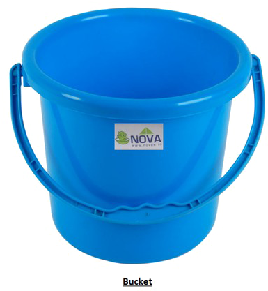 Plastic Bucket Download Png Image - Plastic Badli (492x500), Png Download