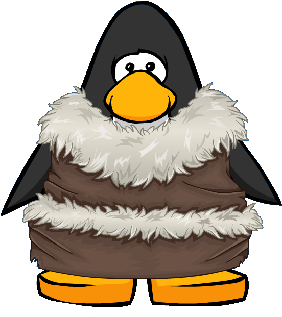 Warm Furry Frock From A Player Card - Club Penguin (635x632), Png Download