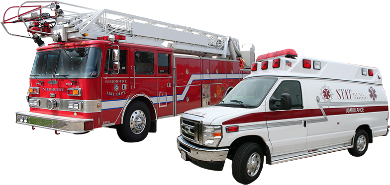 Solutions For Emergency Vehicles - Fire Truck And Ambulance (792x390), Png Download