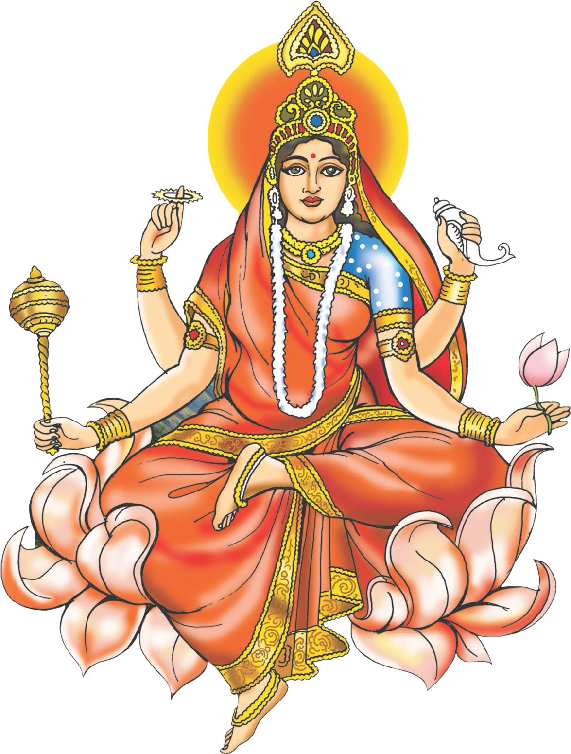 9-shidhidatri - Jay Siddhidatri (1257x1600), Png Download