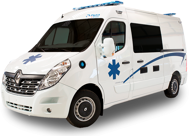 Des Ambulances - Gruau Ambulance Renault Master (830x590), Png Download