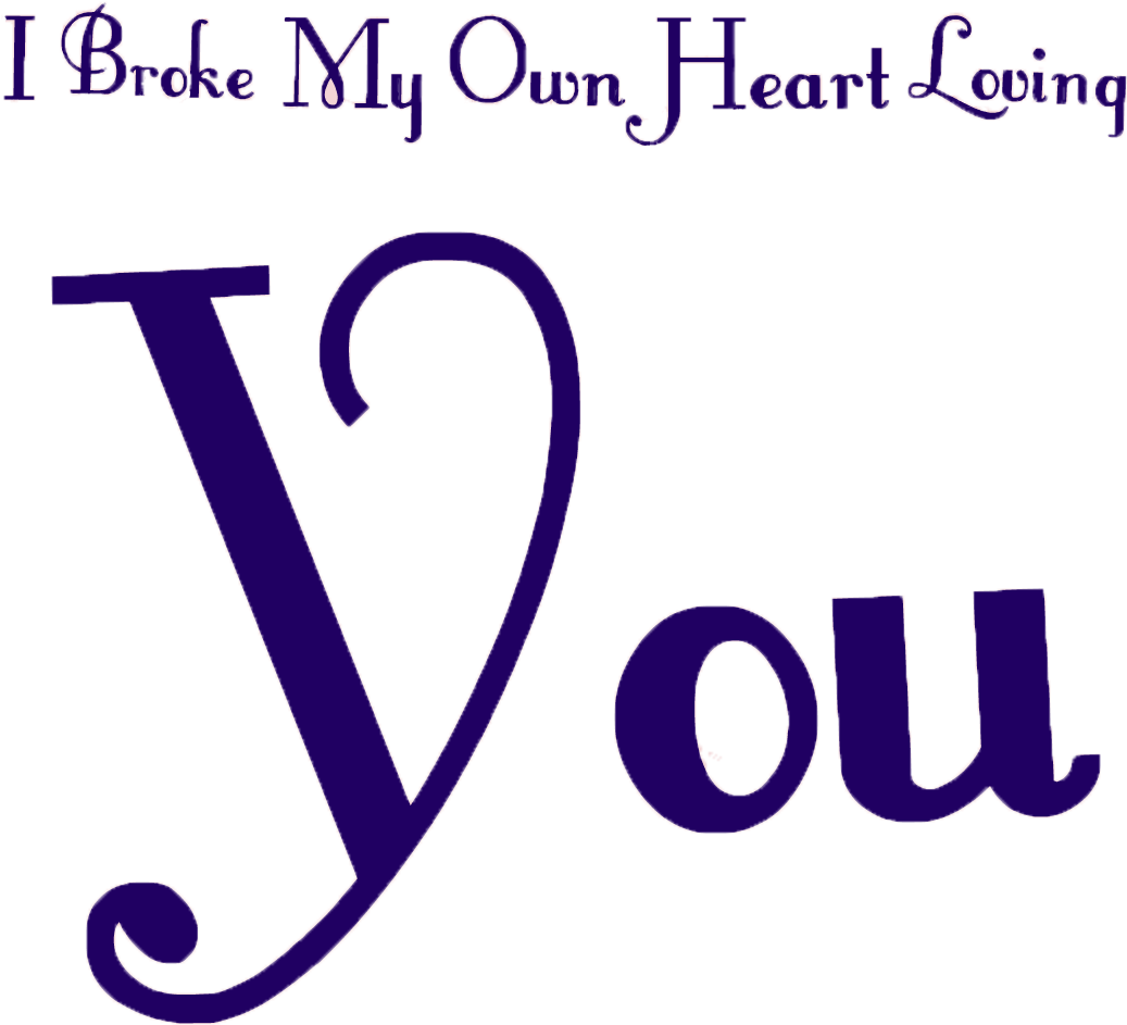 I Broke My Own Heart Loving You - Thank You Shower Curtain (2560x1600), Png Download