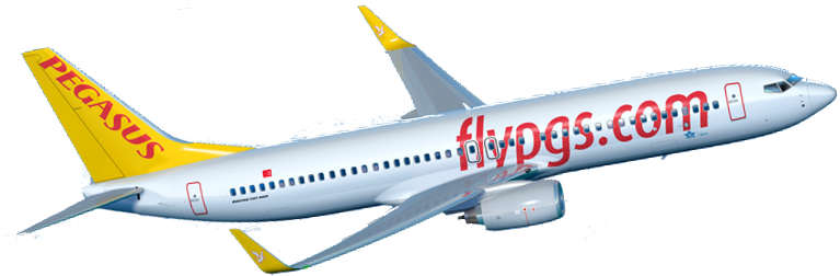 Myanmar National Airlines Provides Ground-handling - Pegasus Airlines Logi Png (778x265), Png Download