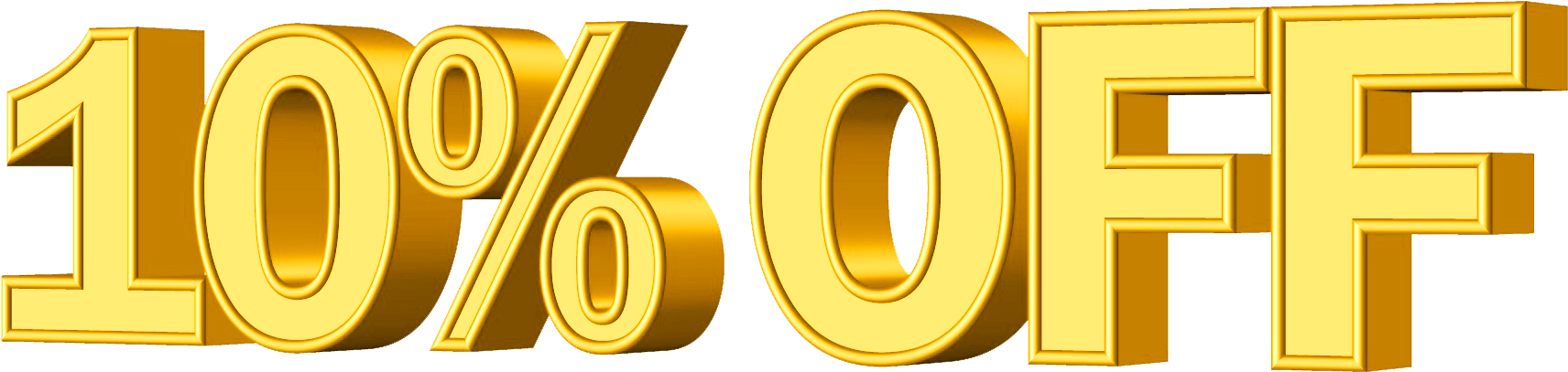 10 Off Image Png (1858x554), Png Download