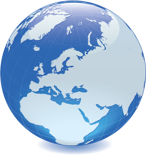 E Globe - South Africa On The Globe (605x635), Png Download