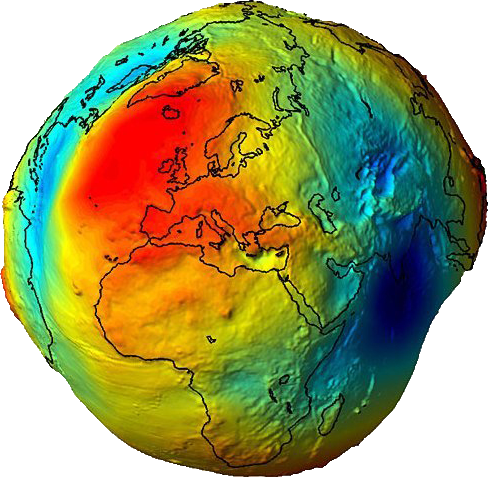 1this Is How The Surface Of The Earth Actually Looks - Earth Real Shape (488x477), Png Download