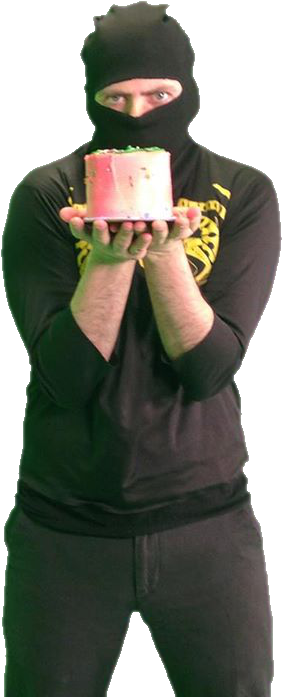 Ninja Brian Wants You To Eat Cake - Ninja Brian Transparent (720x720), Png Download
