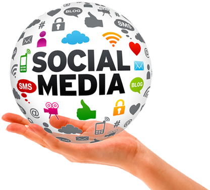 Slide Background Sagitsolutions India Sagitsolutions - Social Media: Best Free Social Media Marketing Tools (443x386), Png Download