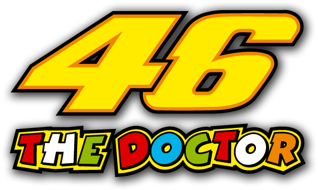 Valentino Rossi Logo - 46 The Doctor Logo (640x389), Png Download