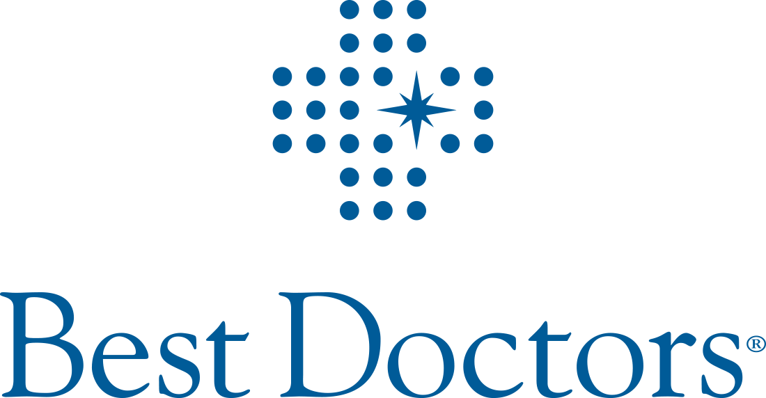 2017 Best Doctors Logo Stacked Revised - Best Doctors Logo (1100x572), Png Download