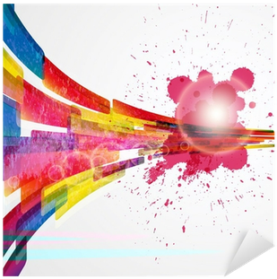 Abstract Background Forming By Watercolor Paint Splashes - Studiamo Con Sprint. Sussidiario Delle Discipline. (400x400), Png Download