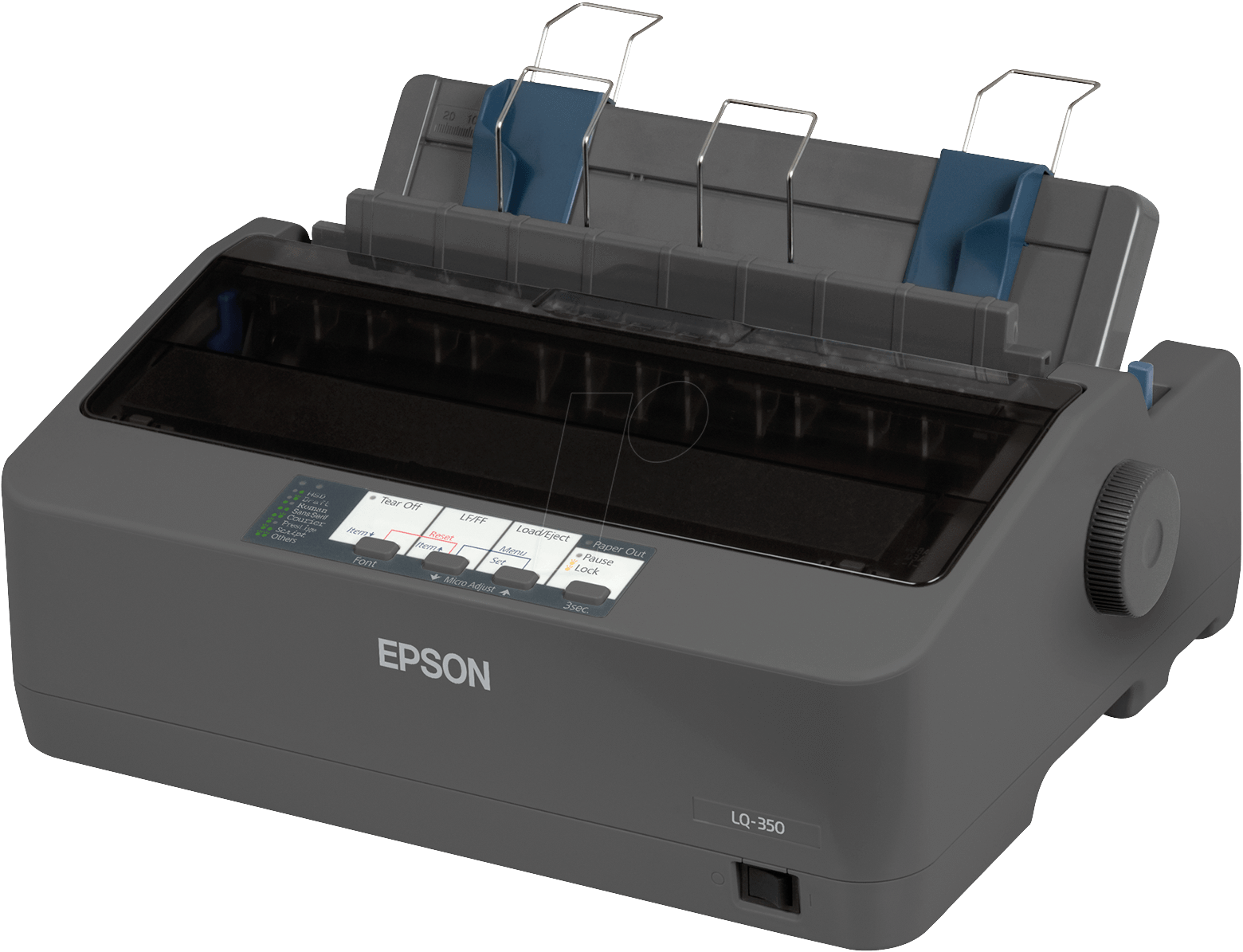 Banner Royalty Free Library Printer Clipart Dot Matrix - Epson Lq 350 (1560x1195), Png Download