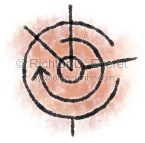 “time Passes Quickly For Me” - Sigil For Time (500x500), Png Download