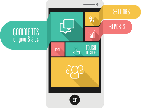 Android App Development - Mobile Application Design And Development (485x372), Png Download