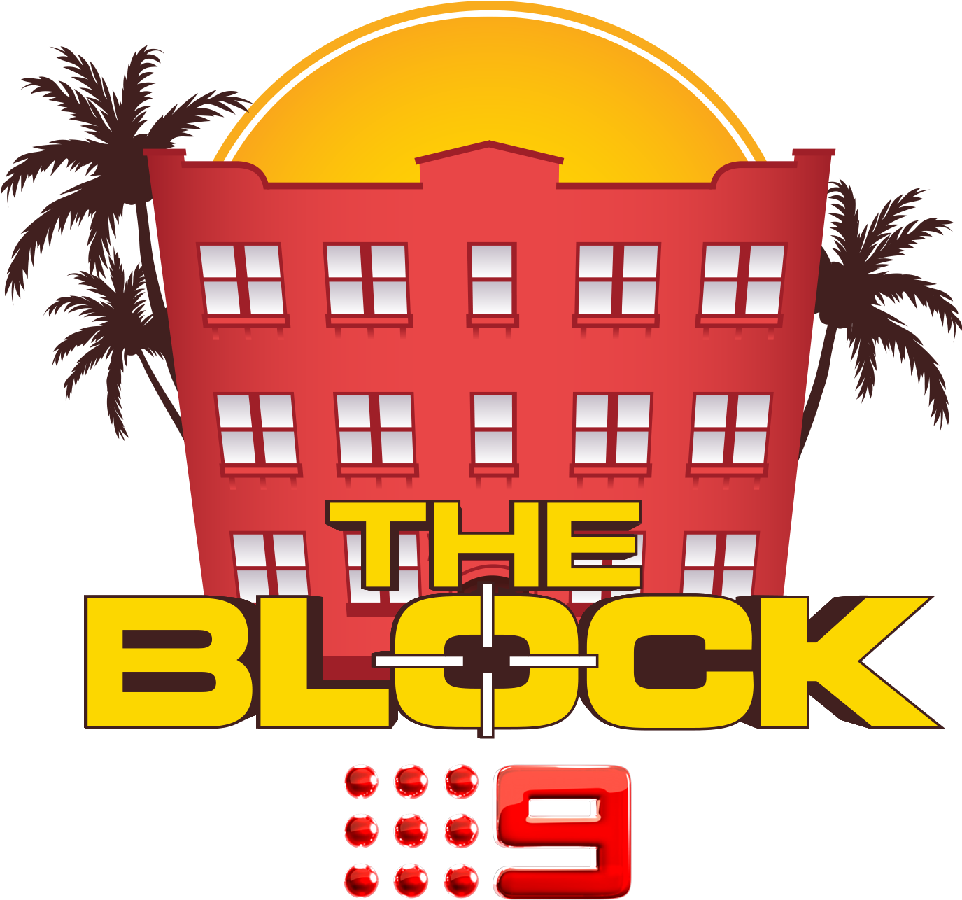 Visit The Block Homepage On Domain - Block 2018 Logo (1772x1843), Png Download