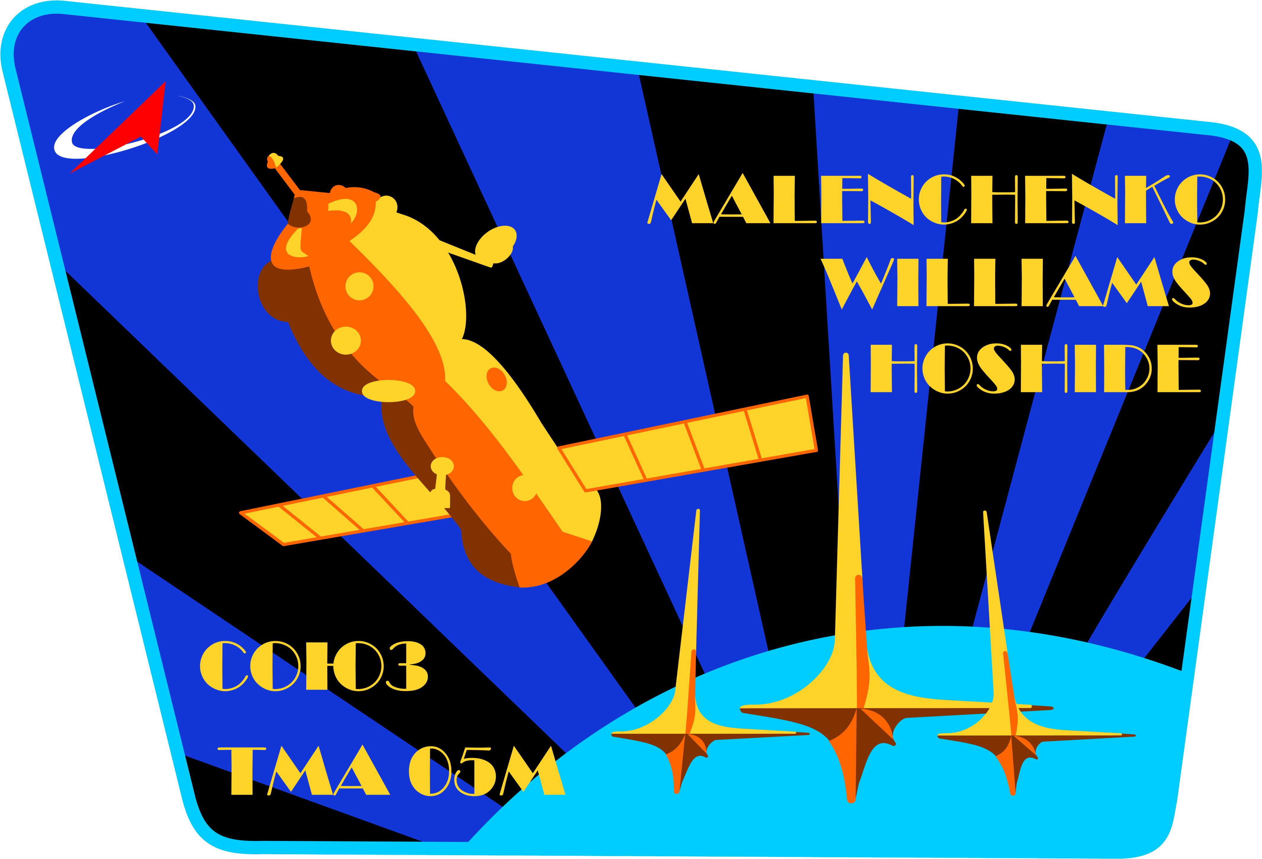 Soyuz Tma 05m Mission Patch - Patch Of Soyuz Tma 05m (4274x2912), Png Download